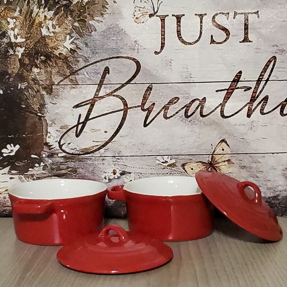 EUC Sandra 2 Mini Casseroles by Sandra Lee Oven, Microwave, dishwasher safe(K48) - Picture 6 of 9